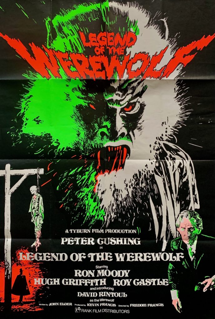 Vintage French the Night of the Werewolf Movie Poster A3/A4 