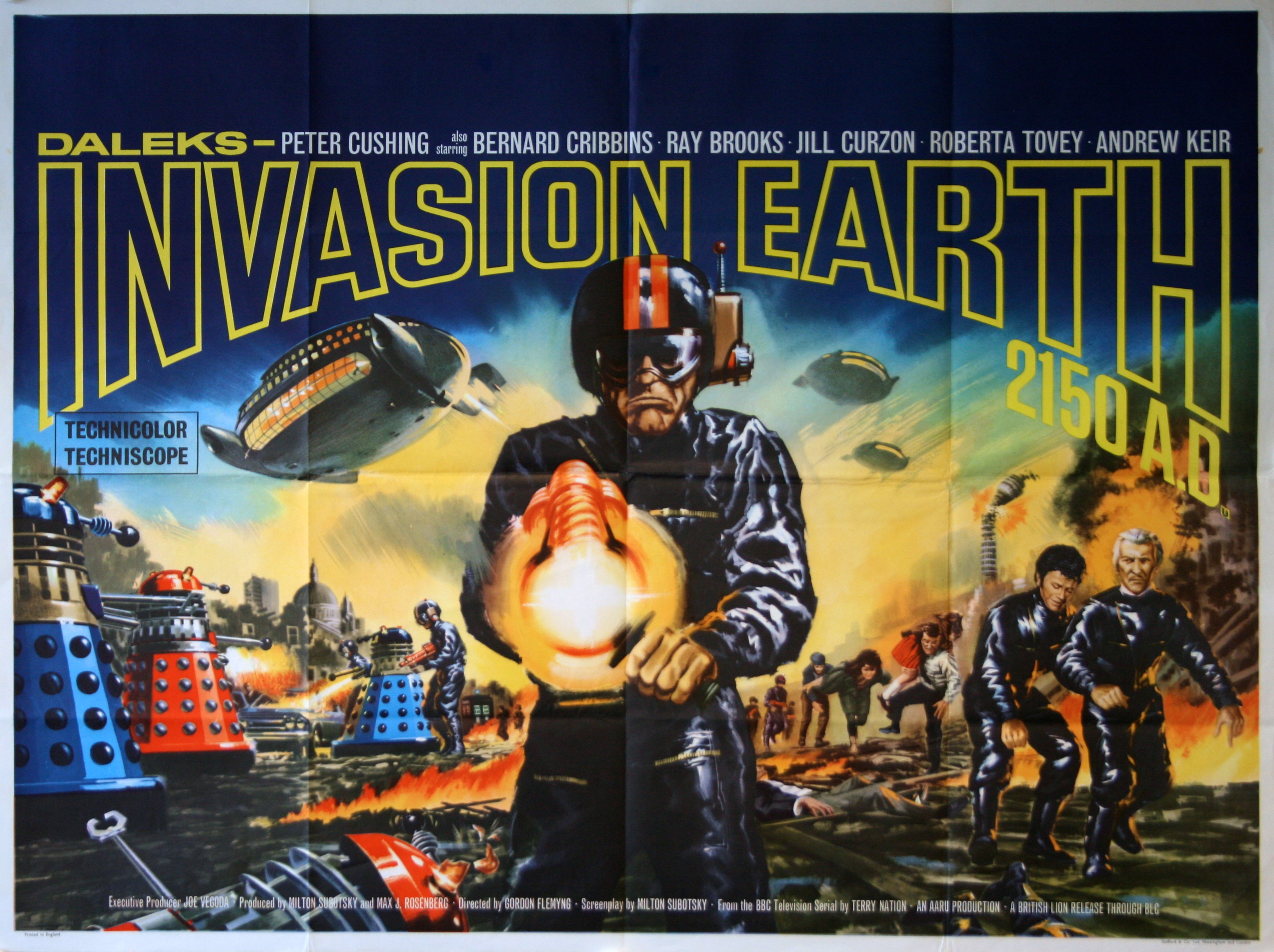 The Dalek Invasion Earth 2150 AD: Fight Scene - YouTube