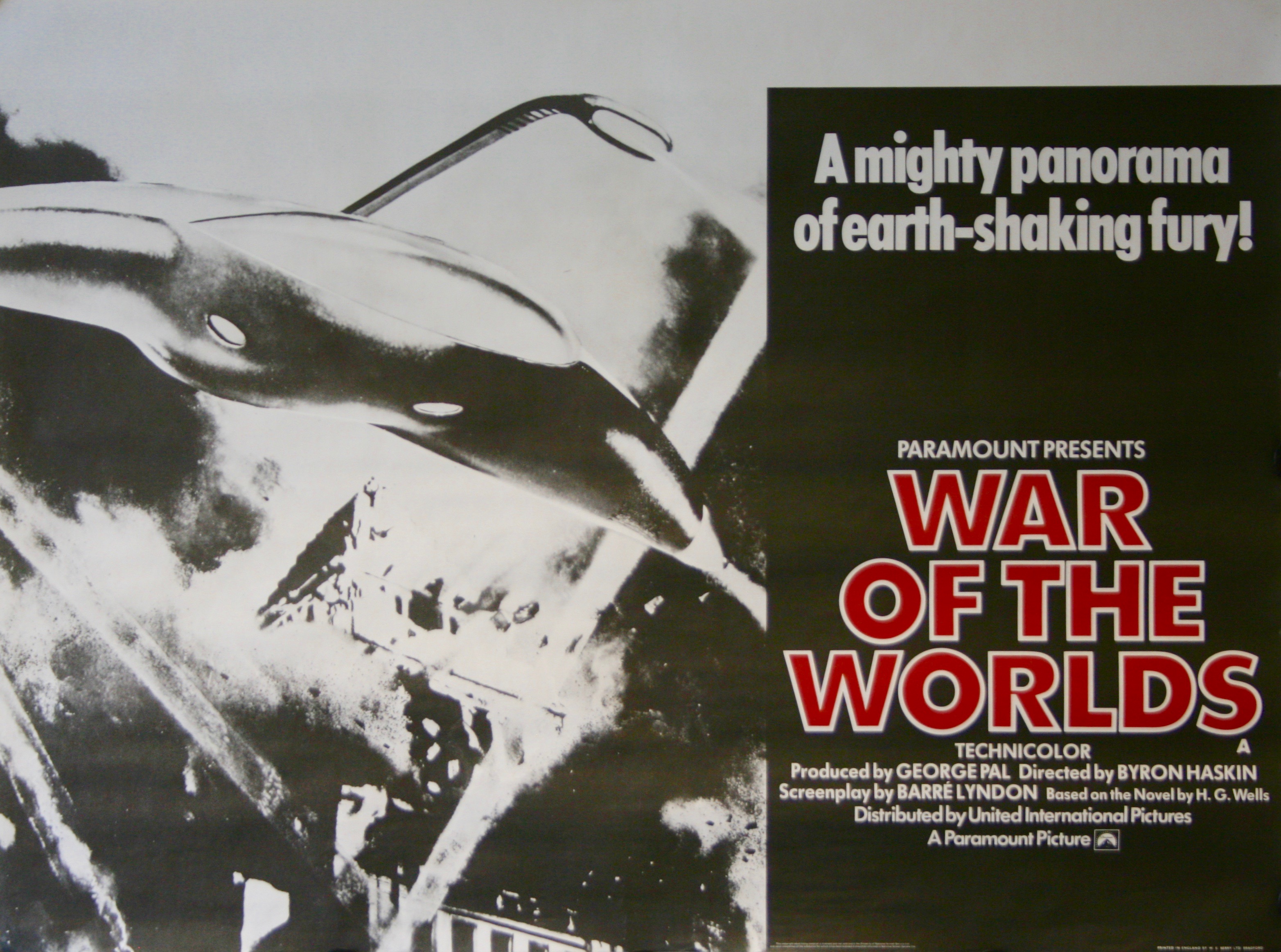 war of the worlds movie poster 1953