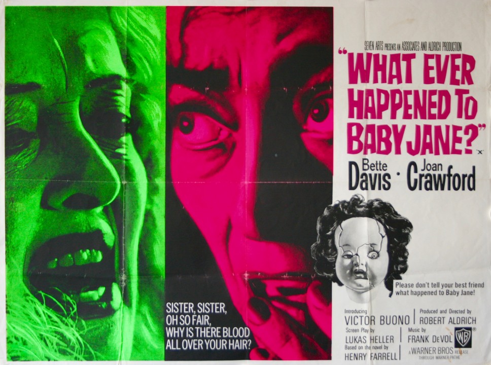 What Ever Happened To Baby Jane ? - Vintage Movie Posters