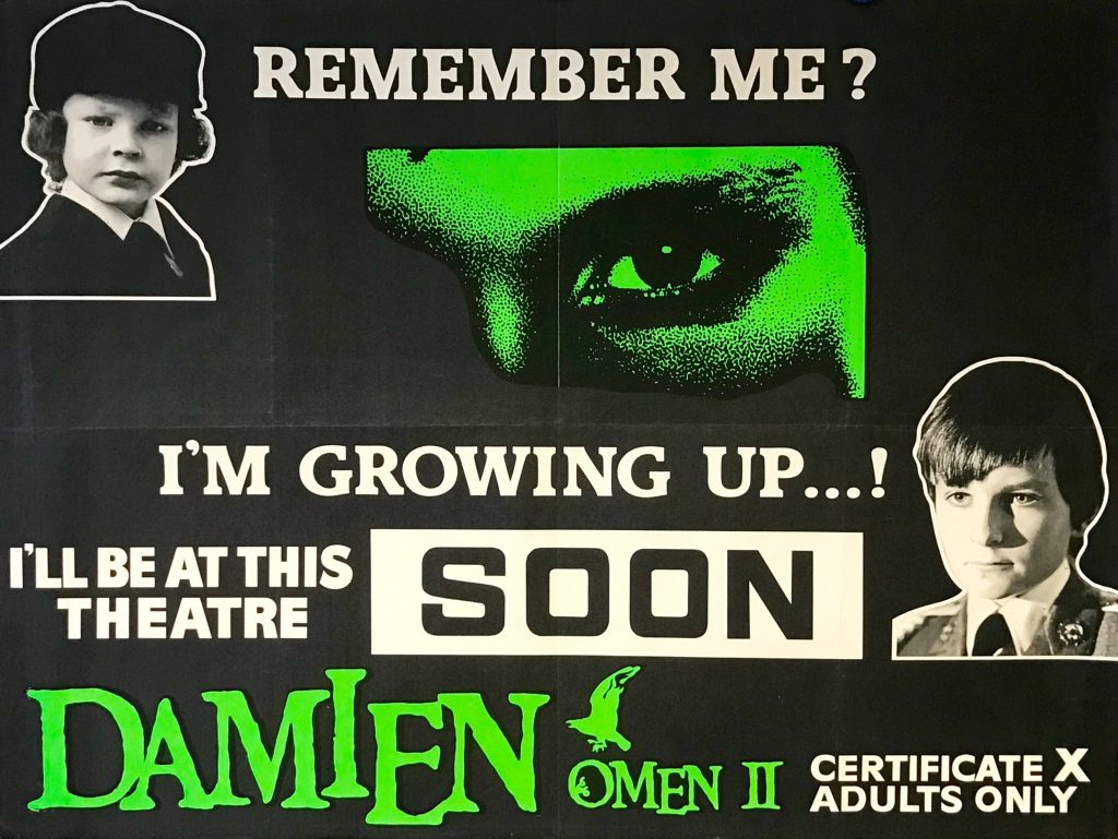 Damien Omen II Vintage Movie Posters