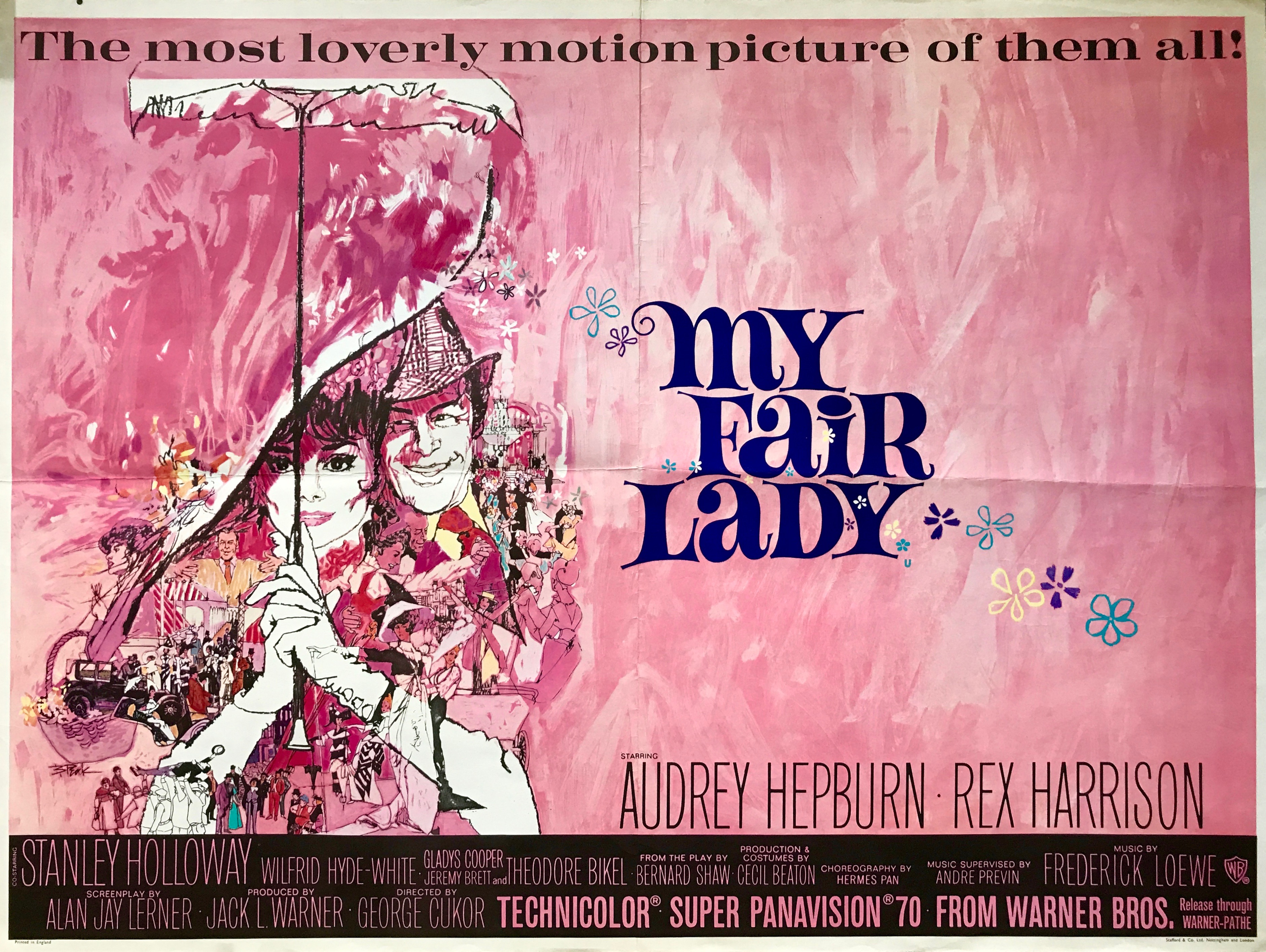 My Fair Lady 1964 Audrey Hepburn Rex Harrison high society musical