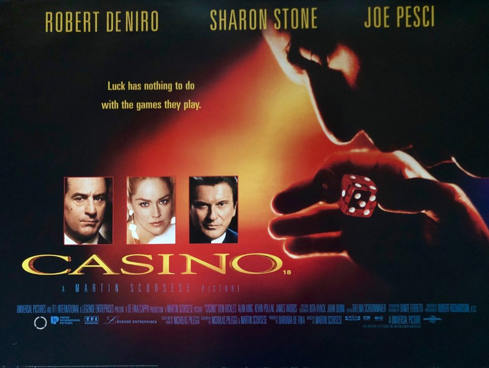 Original Casino Movie Poster - Martin Scorsese - Robert De Niro - Crime