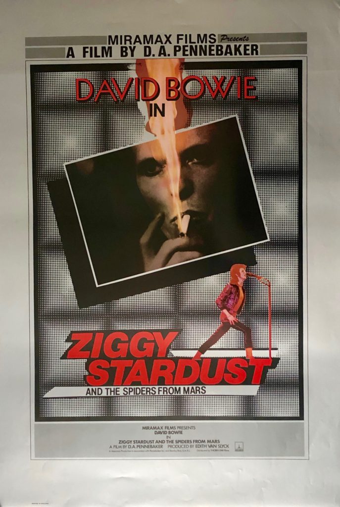 Ziggy Stardust And The Spiders From Mars Movie Poster David Bowie 9813