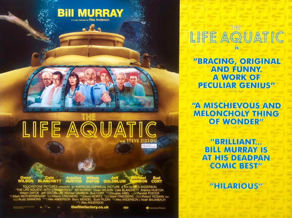 the life aquatic movie poster
