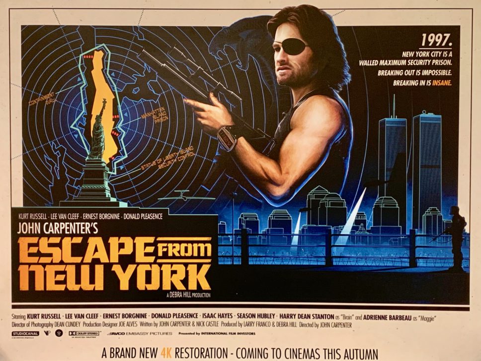 Original Escape From New York Movie Poster - John Carpenter