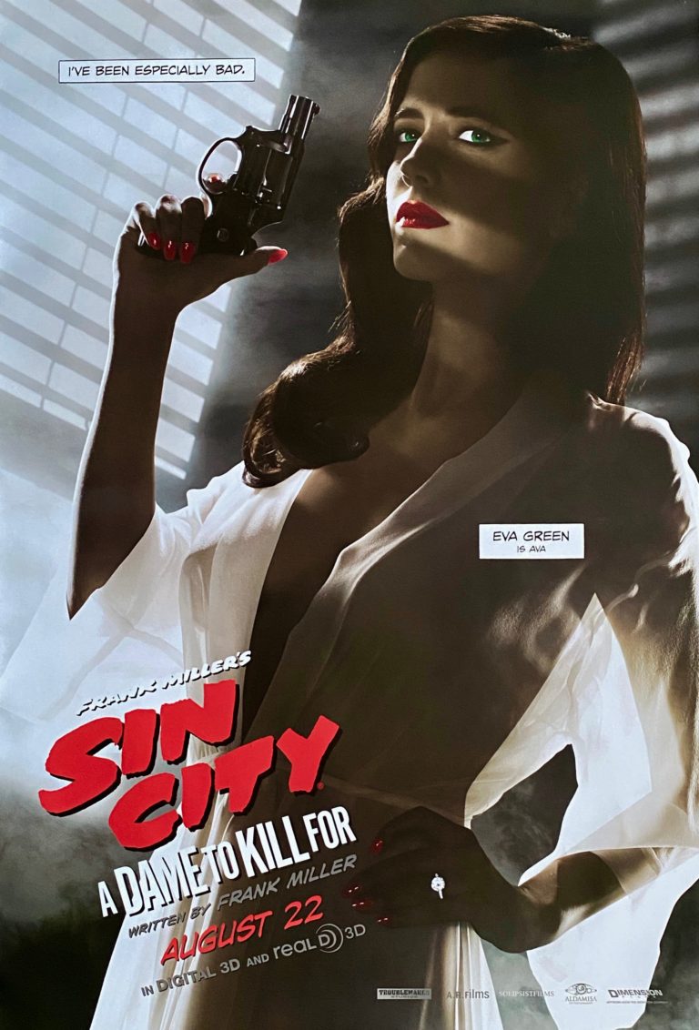 Original Sin City A Dame To Kill Movie Poster Eva Green Frank Miller 6100