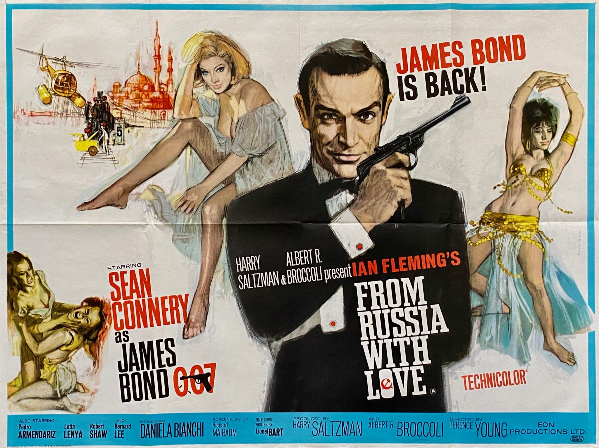 James Bond From Russia With Love Movie Poster Sean Connery 9435