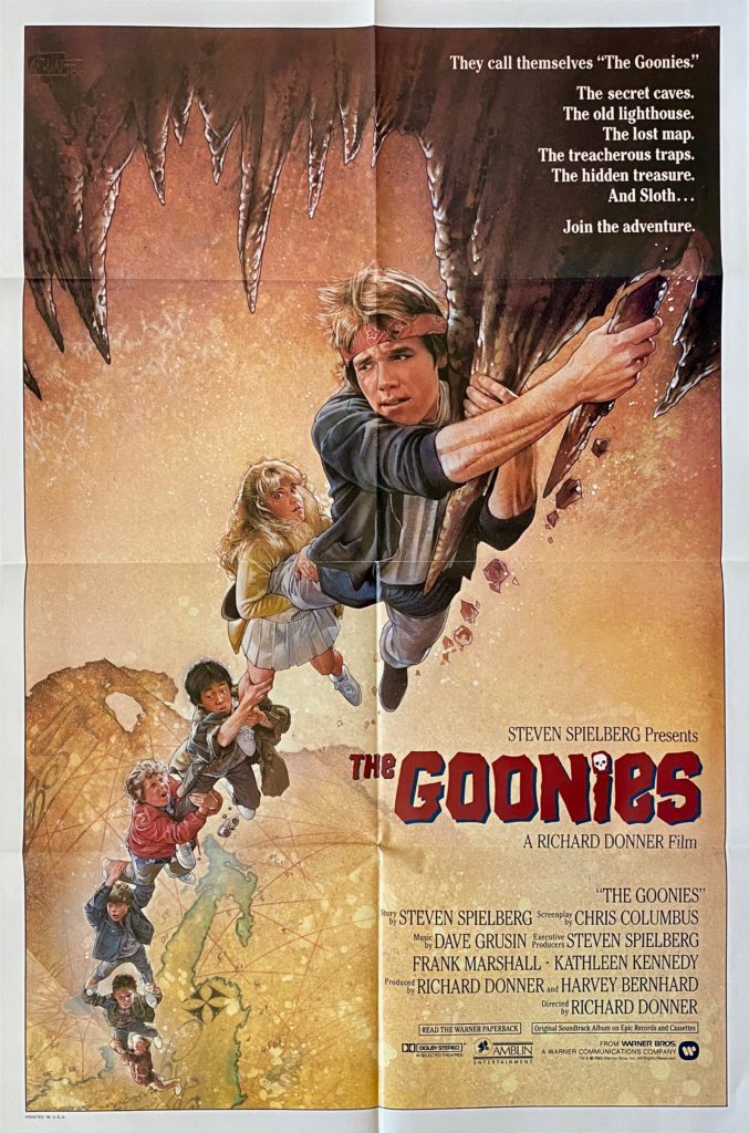 Original The Goonies Movie Poster - Steven Spielberg - Adventure