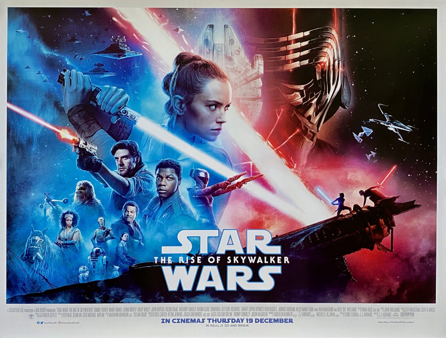 Star Wars Episode Ix The Rise Of Skywalker Movie Poster Rey