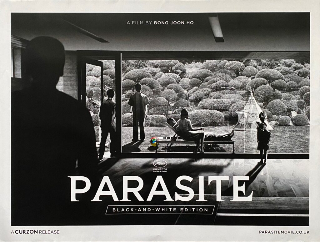 Original Parasite Movie Poster Bong Joon Ho Oscar Winner 3124