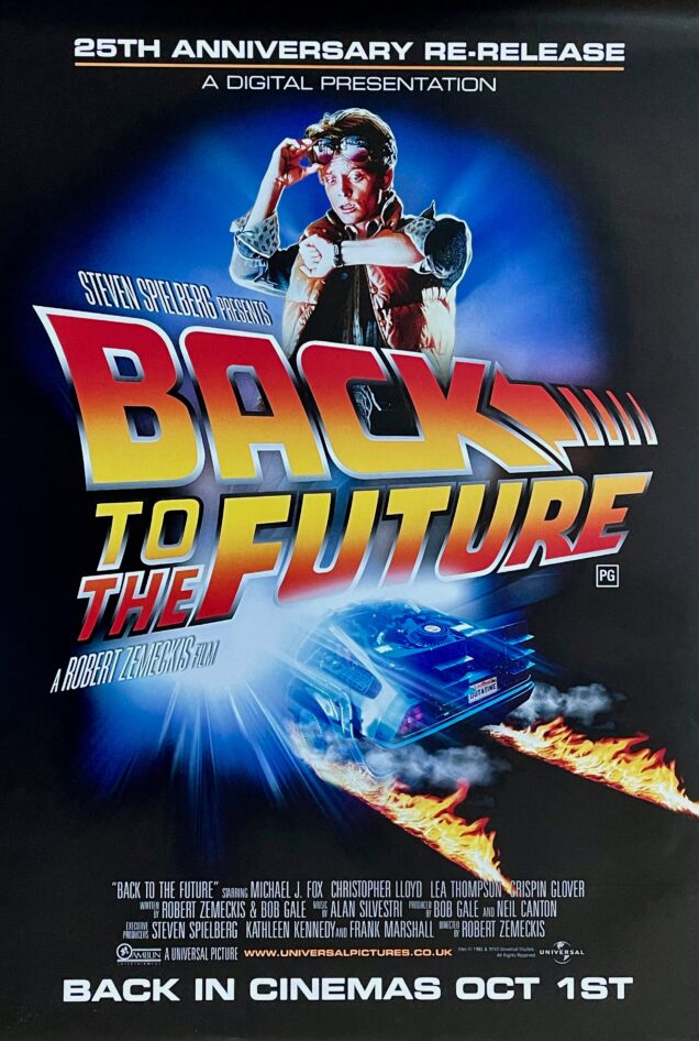 Original Back to the Future Movie Poster Michael J. Fox Drew Struzan