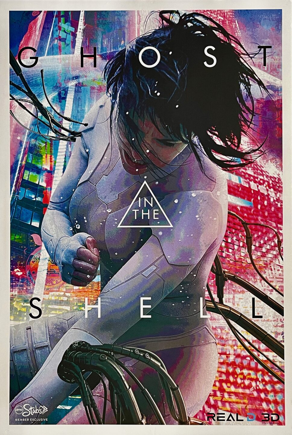 Original Ghost in the Shell Movie Poster - Anime - Scarlett Johansson