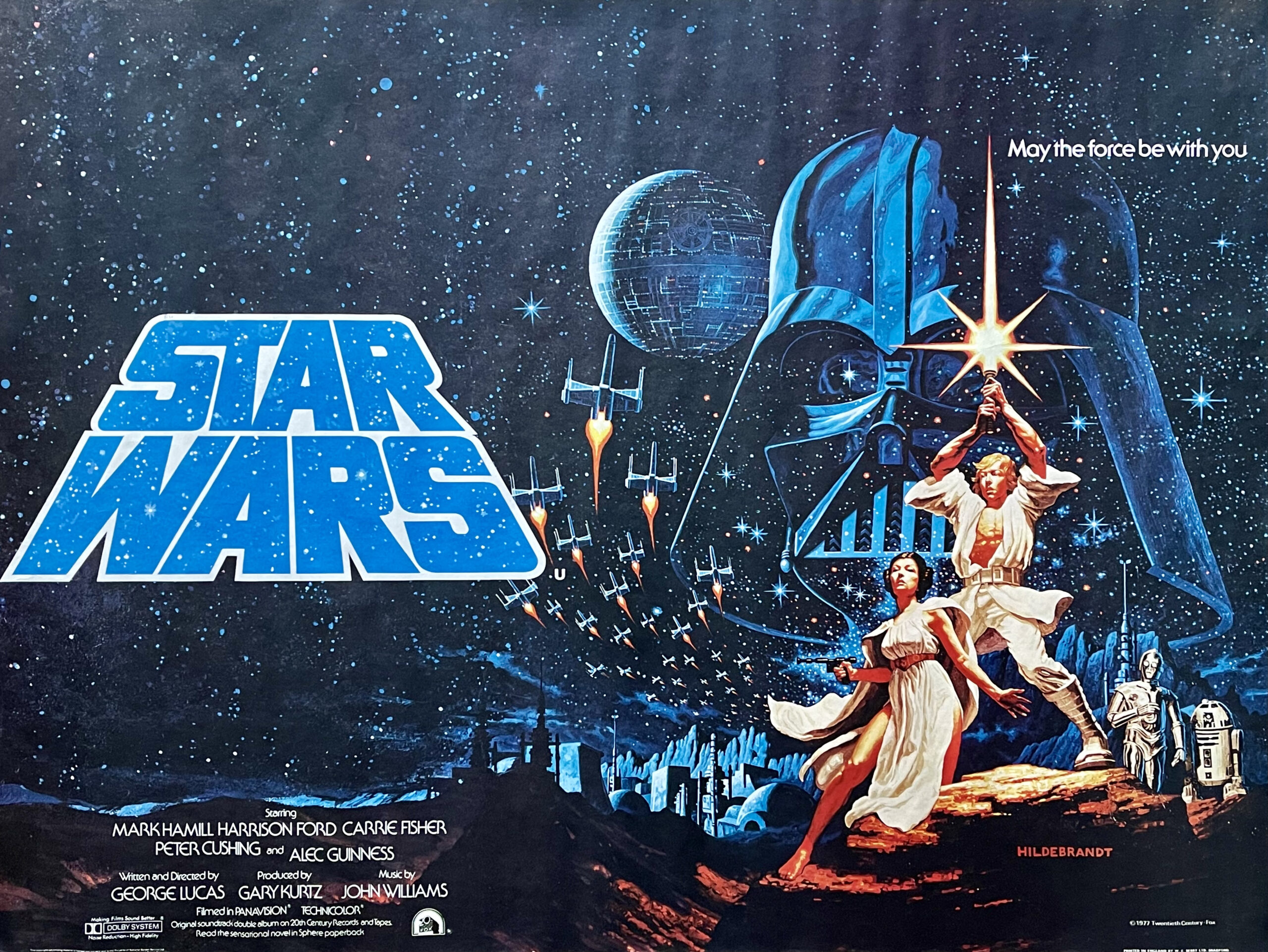 Star Wars Episode Iv A New Hope 1977 Hildebrant Artwork