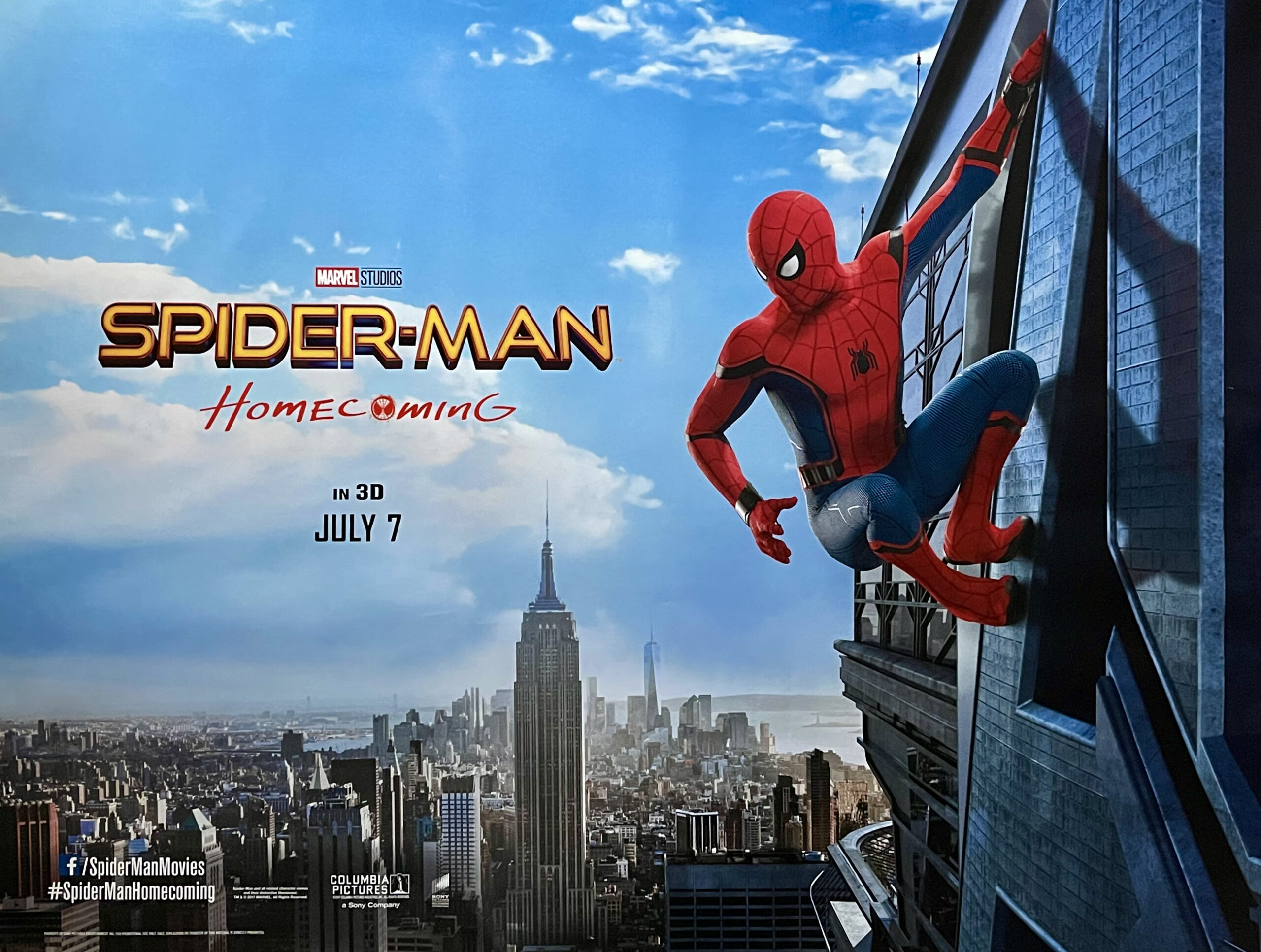 Affiche de film Spider-man Homecoming