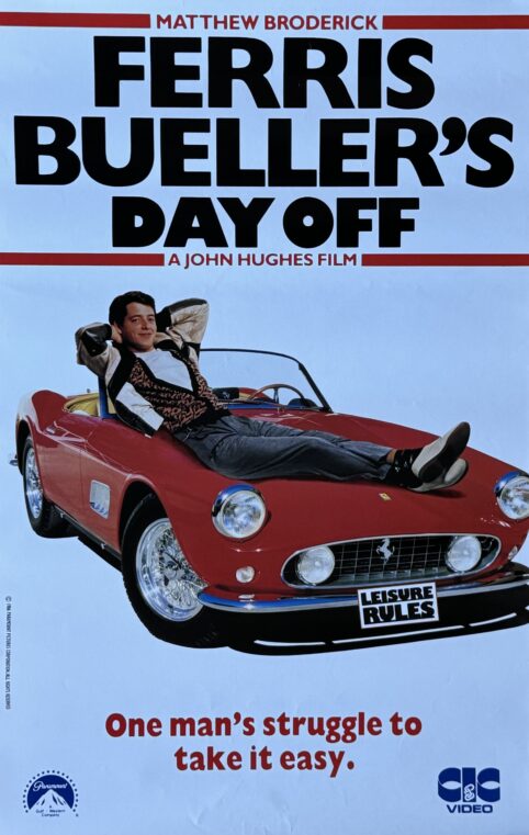 Ferris Bueller's Day Off Video Movie Poster